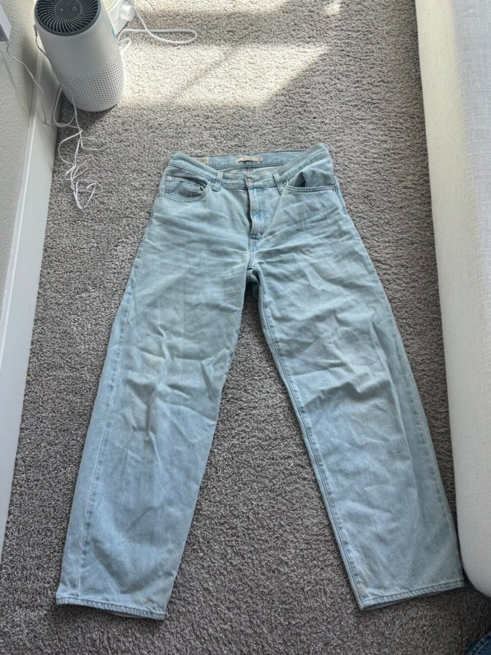 Levi's Premium Baggy Dad Jeans Light Wash 27x30